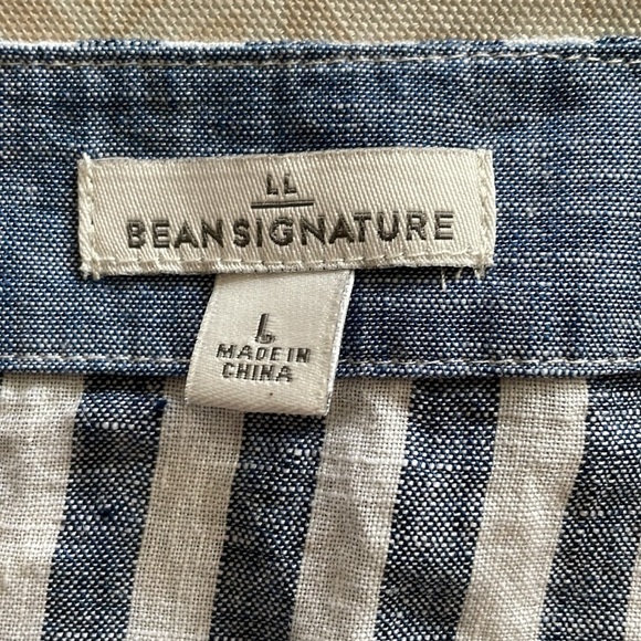 L.L Bean Signature Linen‎ Top - Picture 7 of 9